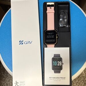 Smartwatch with Pink Band